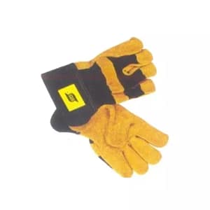 ESAB Heavy Duty Welding Hand Gloves (Pack of 5 Pairs) – Leather, Heat Resistant