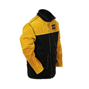 ESAB FR Leather Welding Jacket – Fire-Resistant, Size XL