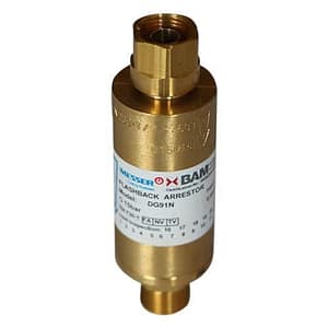 FLASHBACK ARRESTORS REGULATOR END FUEL